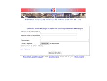 Tablet Screenshot of echange-fichier.mairie-lyon.fr